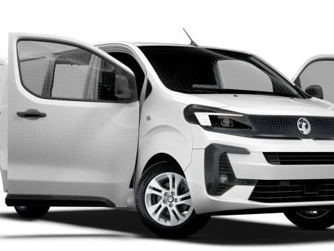 Vauxhall Vivaro Electric Van L1 HQ Interior 2024 3D Model