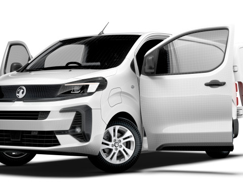 Vauxhall Vivaro Electric Van L1 HQ Interior 2024 3D Model