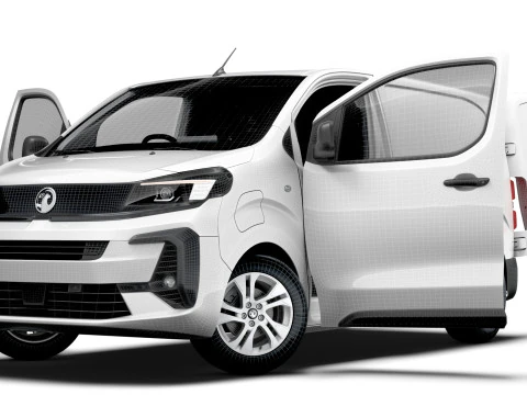 Vauxhall Vivaro Electric Van L1 HQ Interior 2024 3D Model