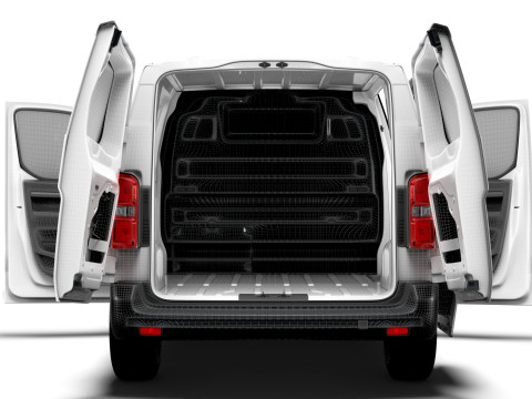Vauxhall Vivaro Electric Van L1 HQ Interior 2024 3D Model