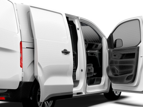 Vauxhall Vivaro Electric Van L1 HQ Interior 2024 3D Model