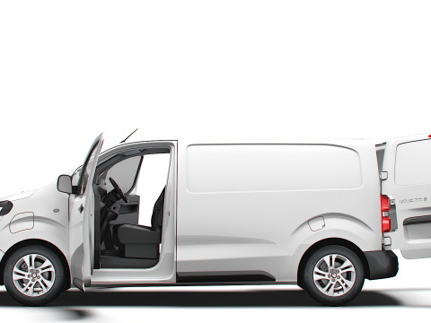 Vauxhall Vivaro Electric Van L2 HQ Interior 2024 3D Model