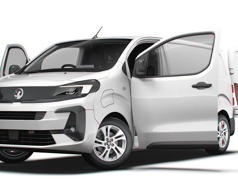 Vauxhall Vivaro Electric Van L2 HQ Interior 2024 3D Model