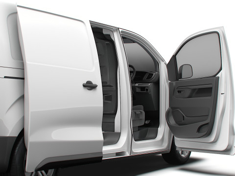 Vauxhall Vivaro Electric Van L2 HQ Interior 2024 3D Model
