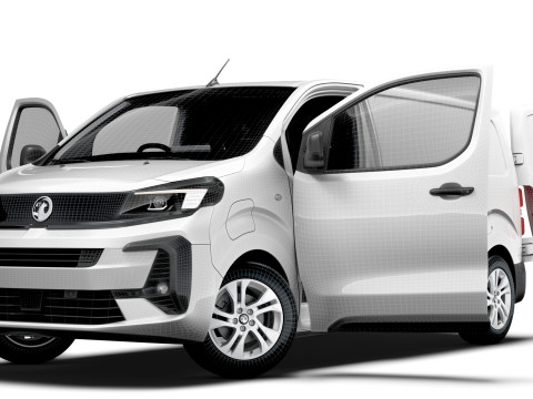 Vauxhall Vivaro Electric Van L2 HQ Interior 2024 3D Model