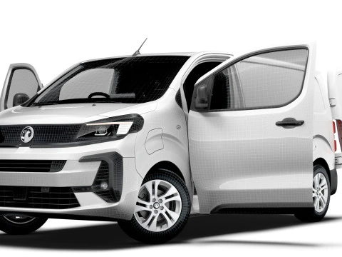 Інтер'єр Vauxhall Vivaro Electric Van L2 HQ 2024 3D Модель