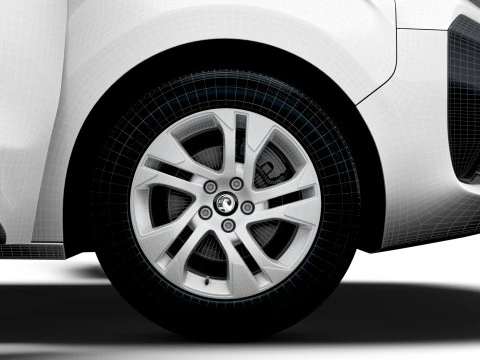 Інтер'єр Vauxhall Vivaro Electric Van L2 HQ 2024 3D Модель