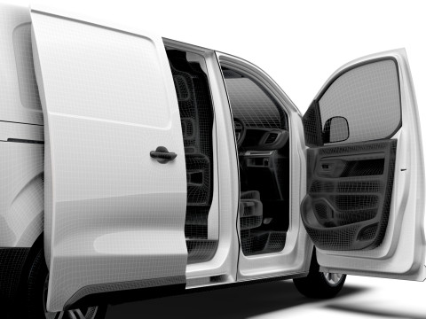 Vauxhall Vivaro Electric Van L2 HQ Interior 2024 3D Model