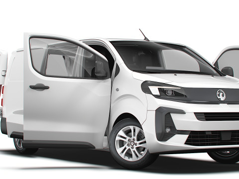 Vauxhall Vivaro Electric Van L3 HQ Interior 2024 3D Model