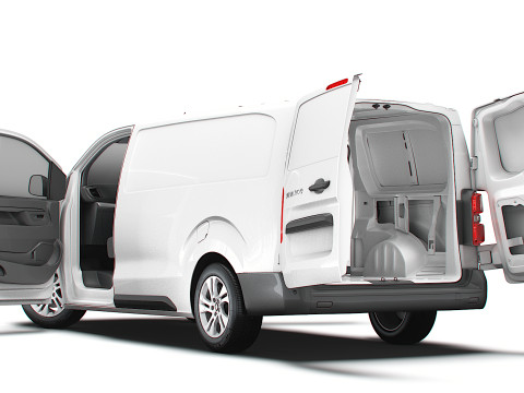 Vauxhall Vivaro Electric Van L3 HQ Interior 2024 Modelo 3D