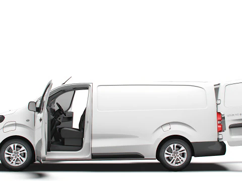 Vauxhall Vivaro Electric Van L3 HQ Interior 2024 3D Model
