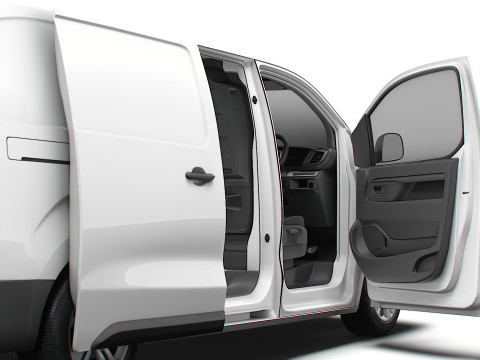 Vauxhall Vivaro Electric Van L3 HQ Interior 2024 Modelo 3D