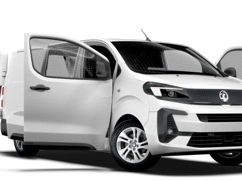 Vauxhall Vivaro Electric Van L3 HQ Interior 2024 3D Model