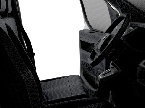 Vauxhall Vivaro Electric Van L3 HQ Interior 2024 Modelo 3D
