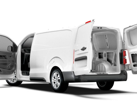 Vauxhall Vivaro Electric Van L3 HQ Interior 2024 3D Model