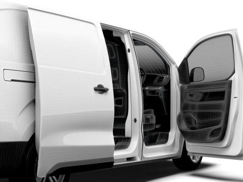 Vauxhall Vivaro Electric Van L3 HQ Interior 2024 Modelo 3D