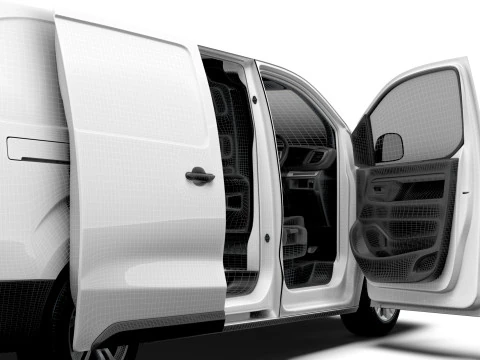 Vauxhall Vivaro Electric Van L3 HQ Interior 2024 3D Model