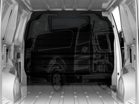 Vauxhall Vivaro Electric Van L3 HQ Interior 2024 Modelo 3D