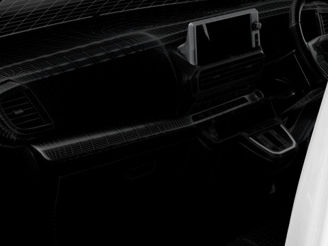 Vauxhall Vivaro Electric Van L3 HQ Interior 2024 Modelo 3D
