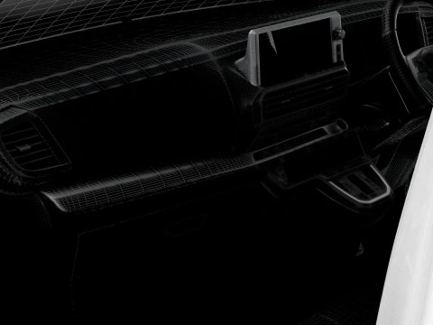 Vauxhall Vivaro Electric Van L3 HQ Interior 2024 3D Model
