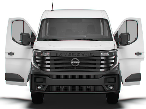 Nissan Interstar L2H2 CrewCab Van HQ Interior 2024 Model 3D