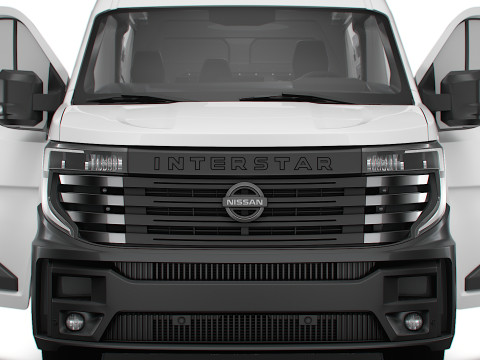 Nissan Interstar L2H2 CrewCab Van HQ Interior 2024 Model 3D