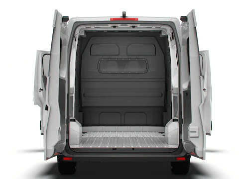 Nissan Interstar L2H2 CrewCab Van Interior central 2024 Modelo 3D