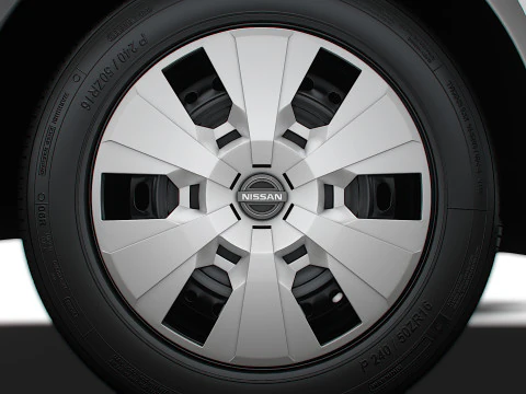 Nissan Interstar L2H2 CrewCab Van Interior central 2024 Modelo 3D