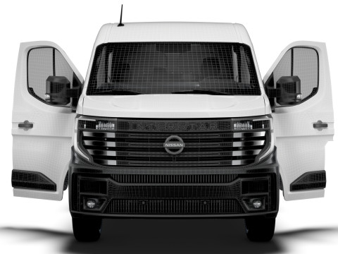 Nissan Interstar L2H2 CrewCab Van HQ Interior 2024 Model 3D