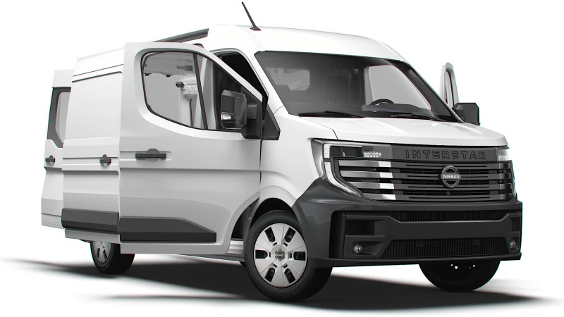 Інтер'єр Nissan Interstar L2H2 Van HQ 2024 3D Модель .c4d .max .obj .3ds .fbx .stl .blend 