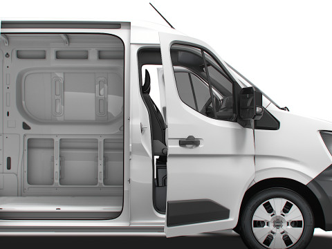 Nissan Interstar L2H2 Van HQ Interior 2024 3D Modell