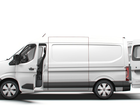 Nissan Interstar L2H2 Van HQ Interior 2024 3D Modell