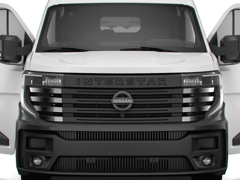 Nissan Interstar L2H2 Van HQ Interior 2024 3D Modell