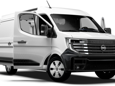 Nissan Interstar L2H2 Van HQ Interior 2024 3D Modell