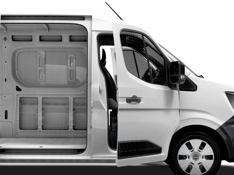 Інтер'єр Nissan Interstar L2H2 Van HQ 2024 3D Модель
