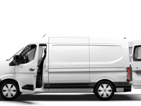 Nissan Interstar L2H2 Van HQ Interior 2024 3D Modell