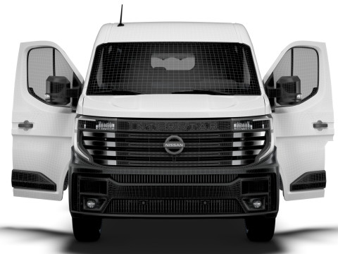 Nissan Interstar L2H2 Van HQ Interior 2024 3D Modell