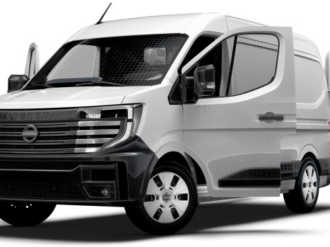 Nissan Interstar L2H2 Van HQ Interior 2024 3D Modell