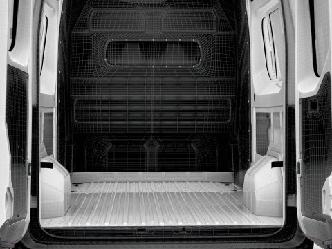 Інтер'єр Nissan Interstar L2H2 Van HQ 2024 3D Модель