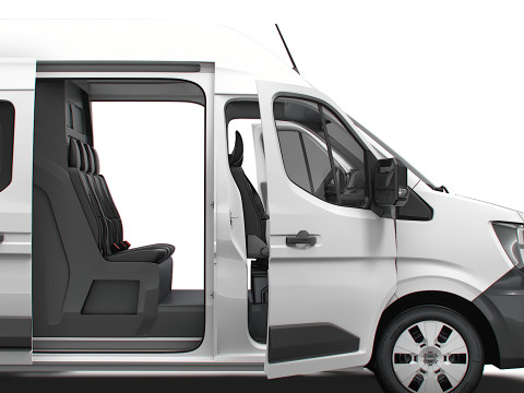 Nissan Interstar L2H3 CrewCab Van HQ Interior 2024 3D-Modell