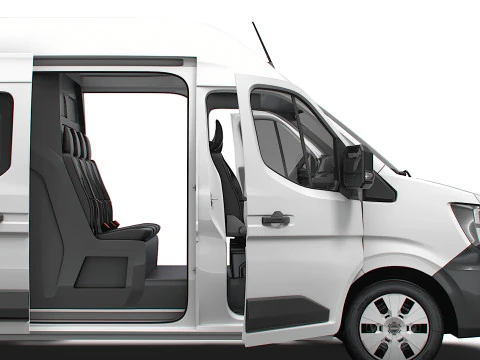 Nissan Interstar L2H3 CrewCab Van HQ Interior 2024 3D Model