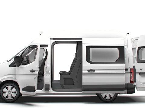 Nissan Interstar L2H3 CrewCab Van HQ Interior 2024 3D-Modell