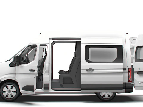 Nissan Interstar L2H3 CrewCab Van HQ Interior 2024 3D Model