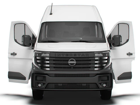 Nissan Interstar L2H3 CrewCab Van HQ Interior 2024 3D Model