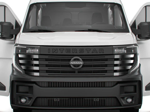 Nissan Interstar L2H3 CrewCab Van HQ Interior 2024 3D Model