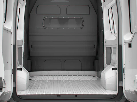 Nissan Interstar L2H3 CrewCab Van HQ Interior 2024 3D Model