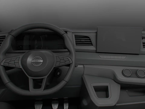 Nissan Interstar L2H3 CrewCab Van HQ Interior 2024 3D Model