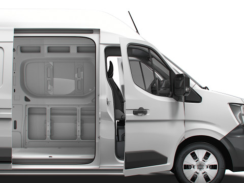 Nissan Interstar L2H3 Van HQ Interior 2024 3D Модель