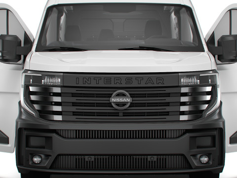 Nissan Interstar L2H3 Van HQ Interior 2024 3D Модель