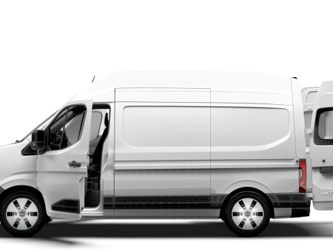 Nissan Interstar L2H3 Van HQ Interior 2024 3D Модель